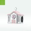 Romantic Wedding Church Diy String Ornament Accessories Cross 925 Silver Bead