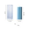 Spot Cross-Border Hot Sale Flower-Shaped Acrylic Church Head Cross Square Twill Four-Leaf Clover Twill Candle Mold