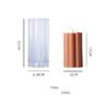 Spot Cross-Border Hot Sale Flower-Shaped Acrylic Church Head Cross Square Twill Four-Leaf Clover Twill Candle Mold