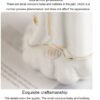 Church Family Statue Ceramic Ceremony Ornament Decoration