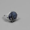 Original Look, Love Florence European Church Relief Aventurine S925 Sterling Silver Ring