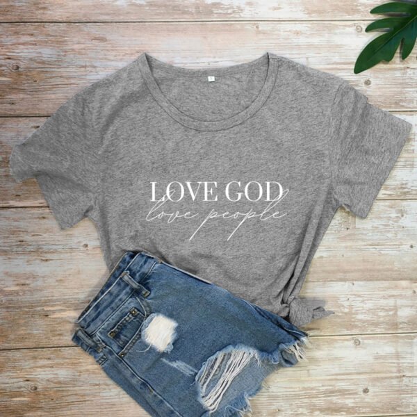 Women's Short Sleeve Casual T-shirt Eros Lovers Church Faith Religious T-shirt