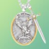 Protection Shield Western Mythology Faith Necklace