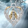 Virgin Mary necklace