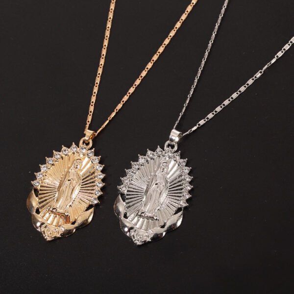 Virgin Mary pendant necklace