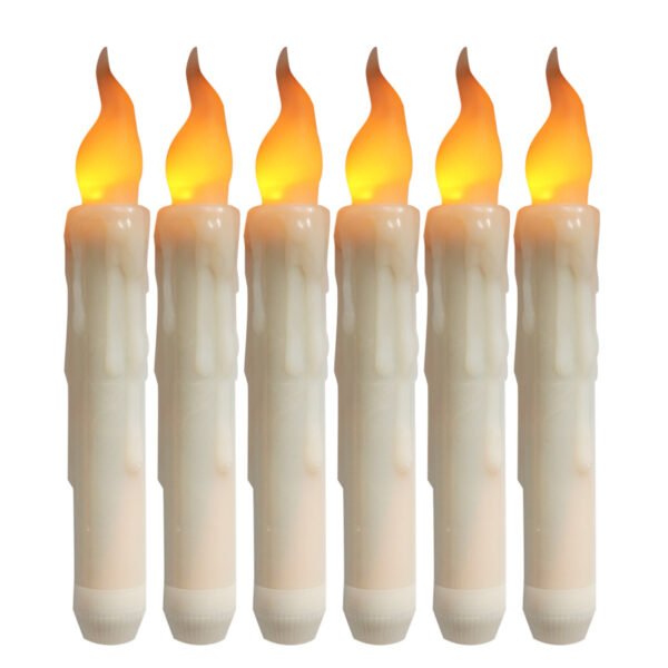 Electronic Long Tear Candle Light Christmas Church Decoration