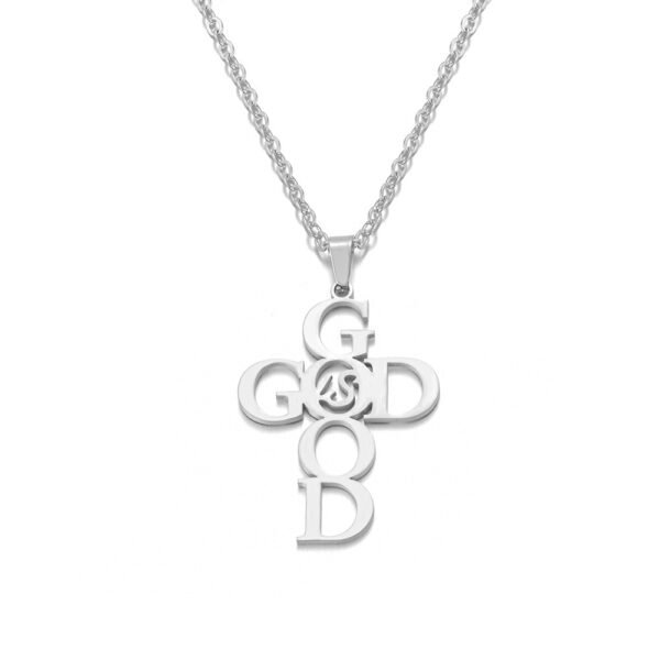 Stainless Steel AMAZING GRACE Necklace Faith