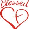 Faith Hope Love Letter Sticker